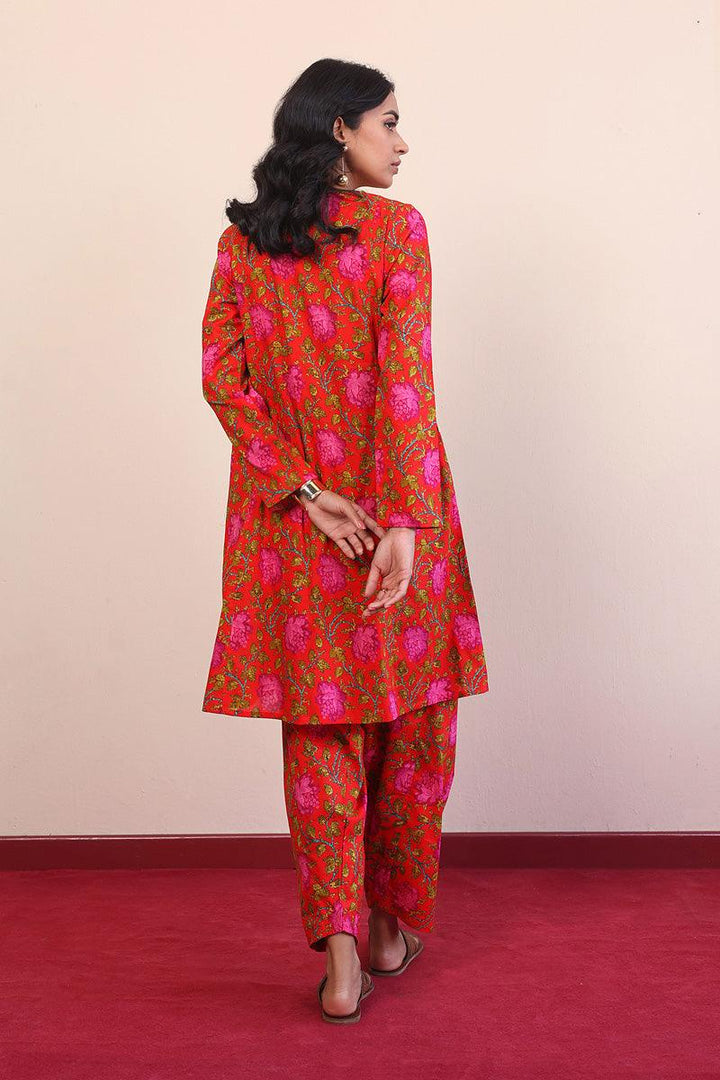 Generation - Afghani Set - Red - Lawn - 2 Piece