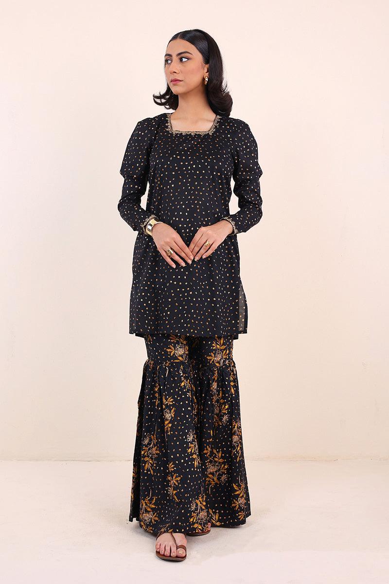 Generation - Muqaish 2-Piece - Black - Lawn