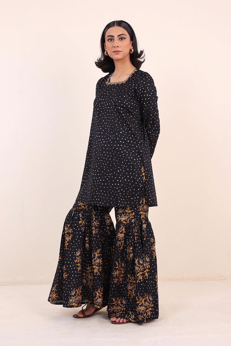 Generation - Muqaish 2-Piece - Black - Lawn