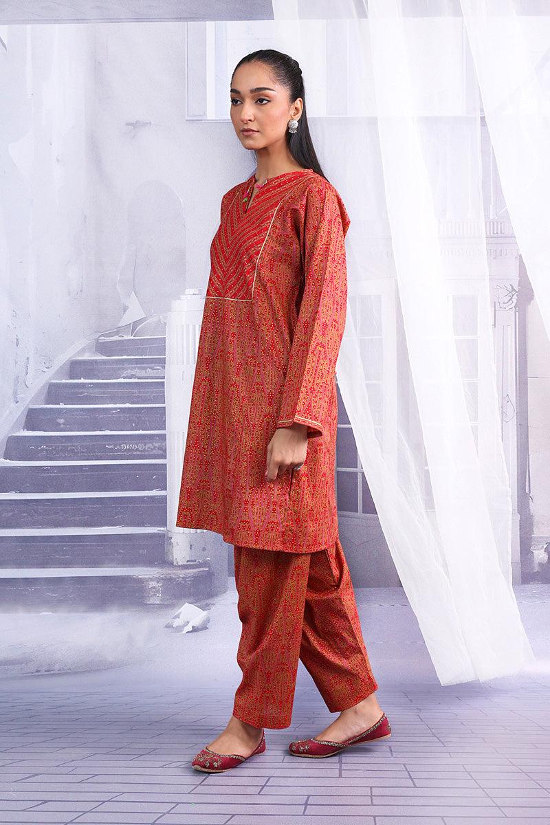 Generation - Sumba Matching Set - Maroon - Lawn - 2 Piece