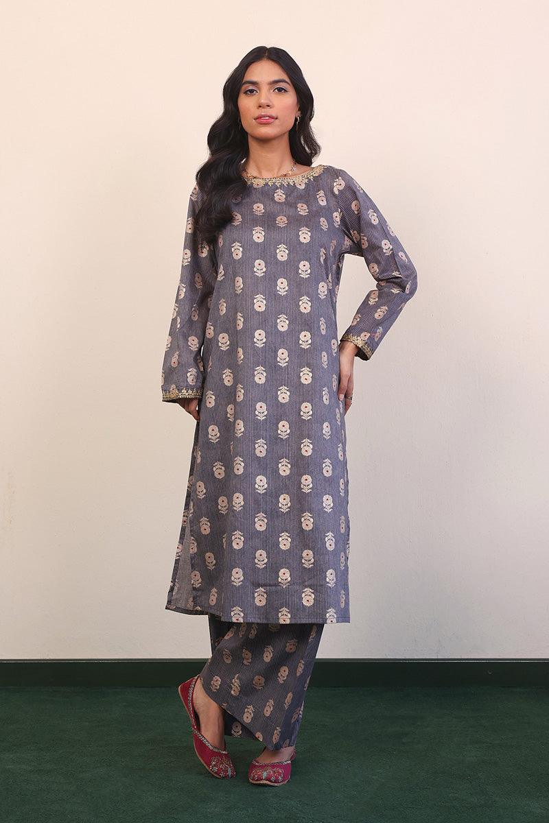 Generation - Rivayat Printed Set - Black - Lawn - 2 Piece