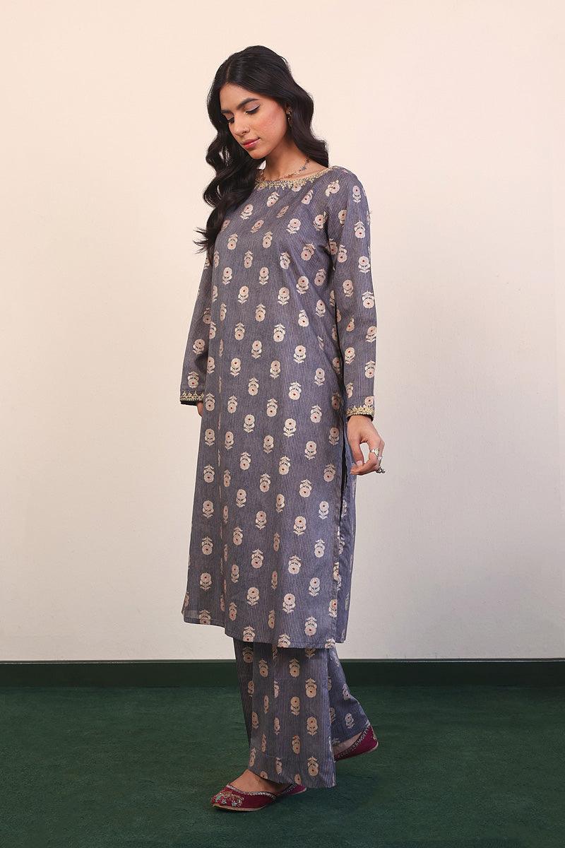 Generation - Rivayat Printed Set - Black - Lawn - 2 Piece