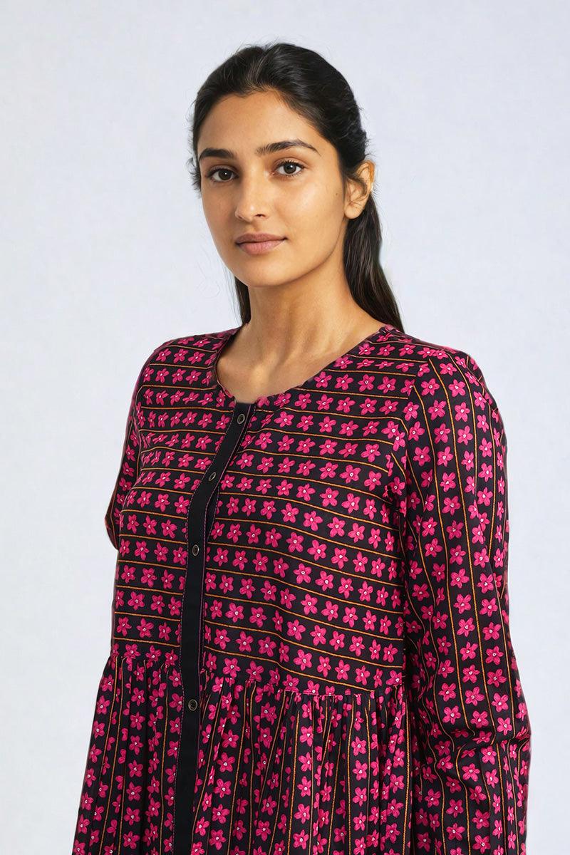 Generation - Yumiko Dress - Black - Lawn - 1 Piece