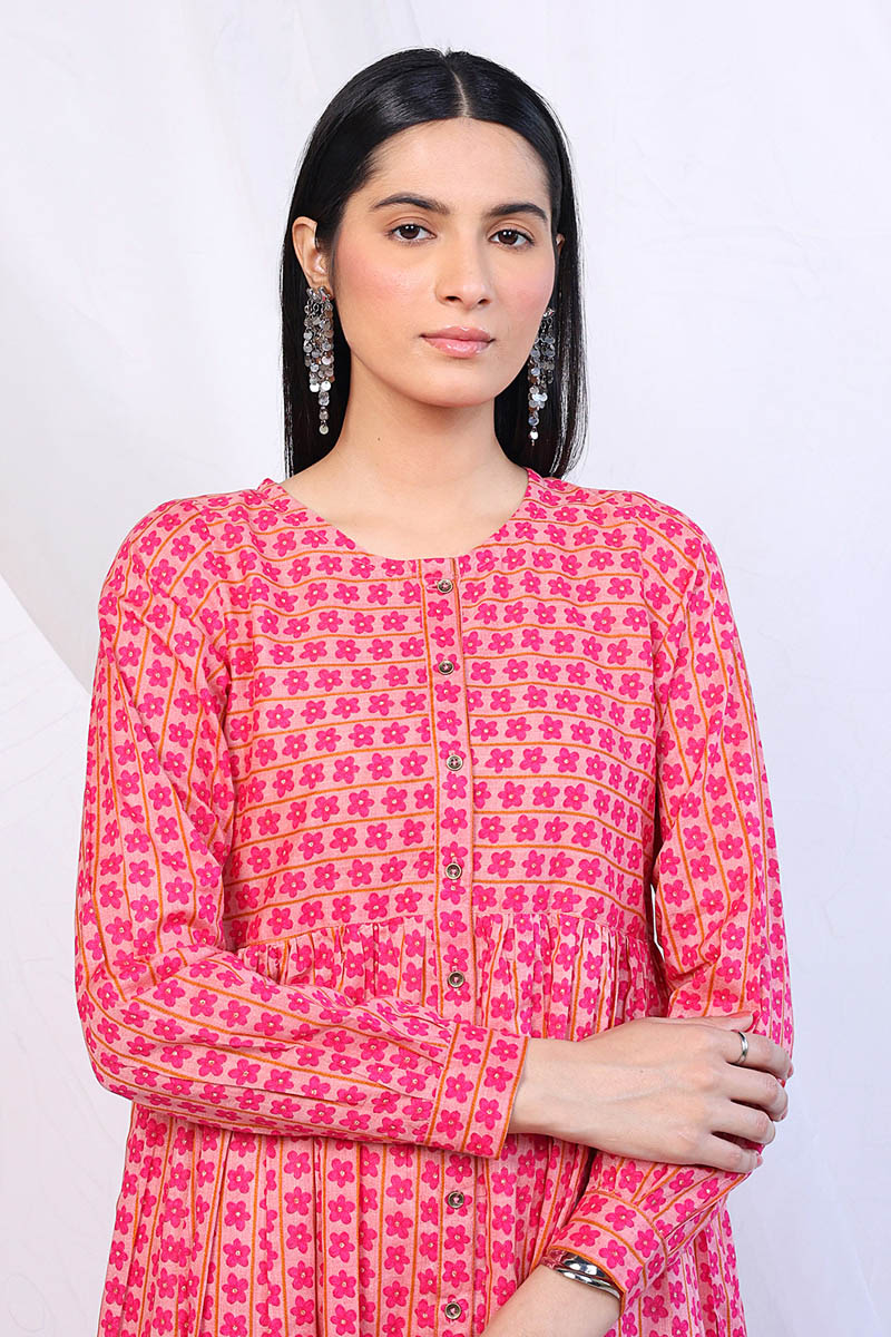 Generation - Yumiko Dress - Tea Pink - Lawn - 1 Piece