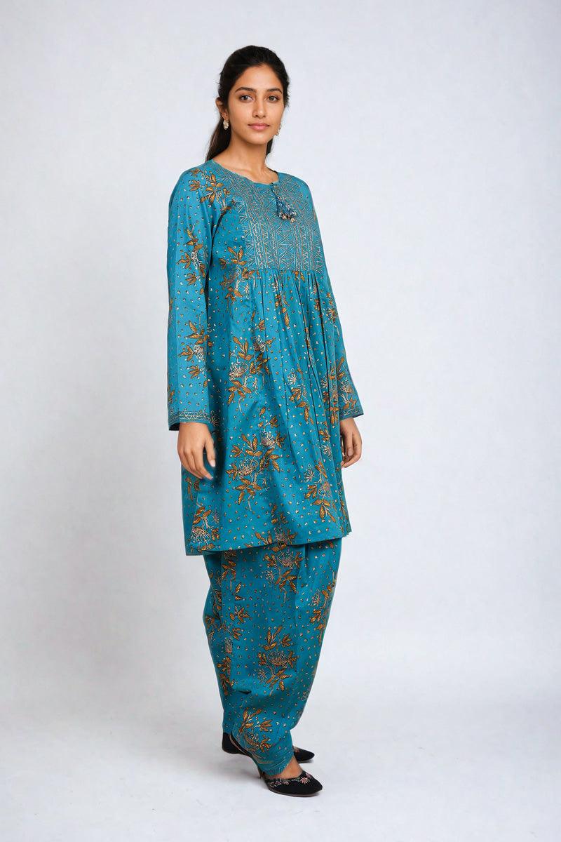Generation - Muqaish 2-Piece Set - Ferozi - Lawn