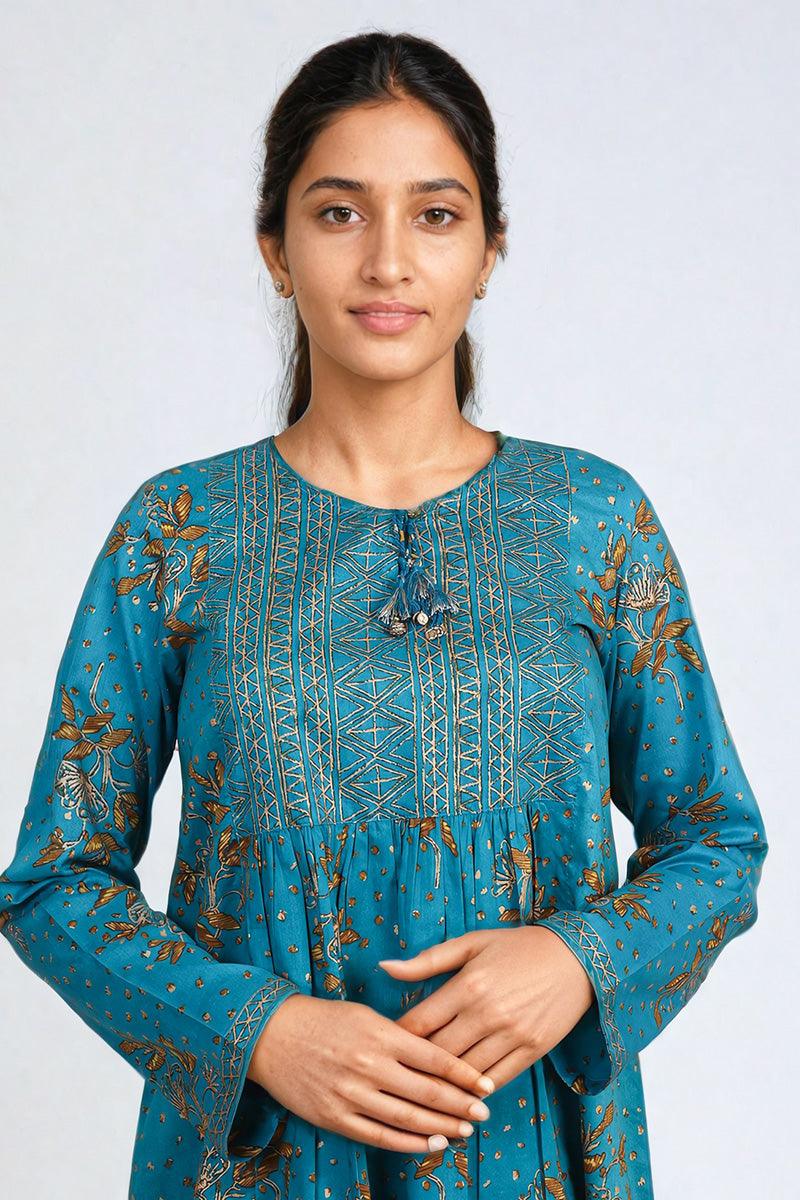 Generation - Muqaish 2-Piece Set - Ferozi - Lawn