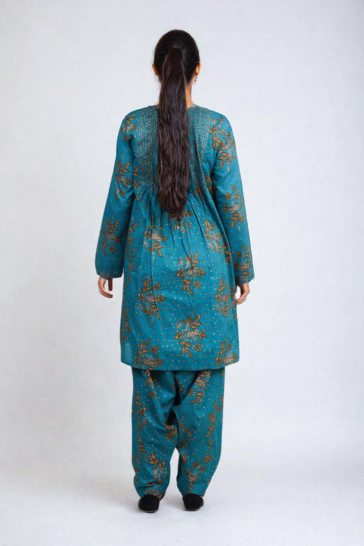 Generation - Muqaish 2-Piece Set - Ferozi - Lawn