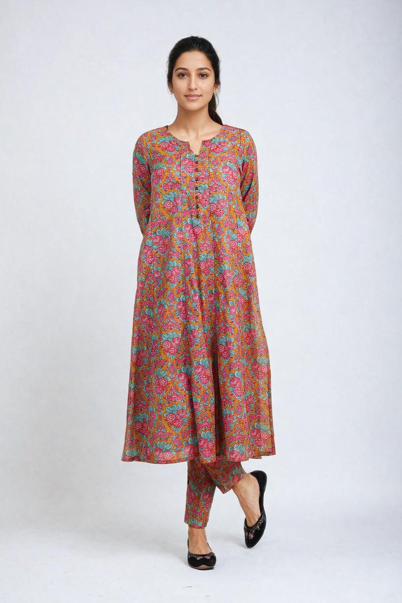 Generartion - Rumaal Printed Set - 2 Piece - Sea Green - Lawn