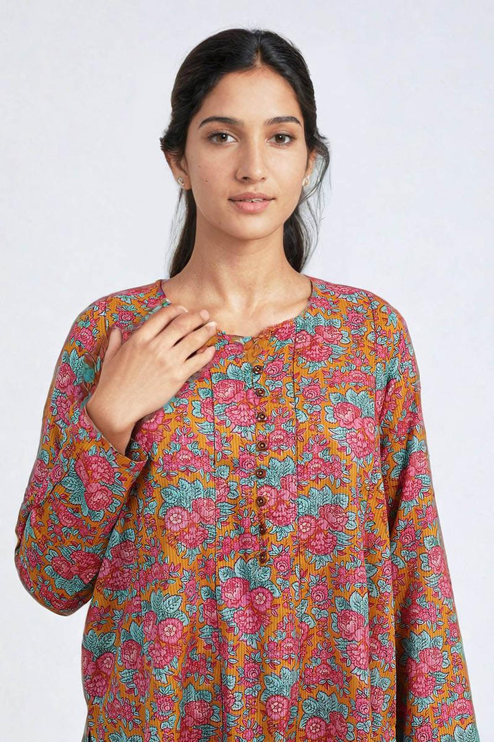 Generartion - Rumaal Printed Set - 2 Piece - Sea Green - Lawn