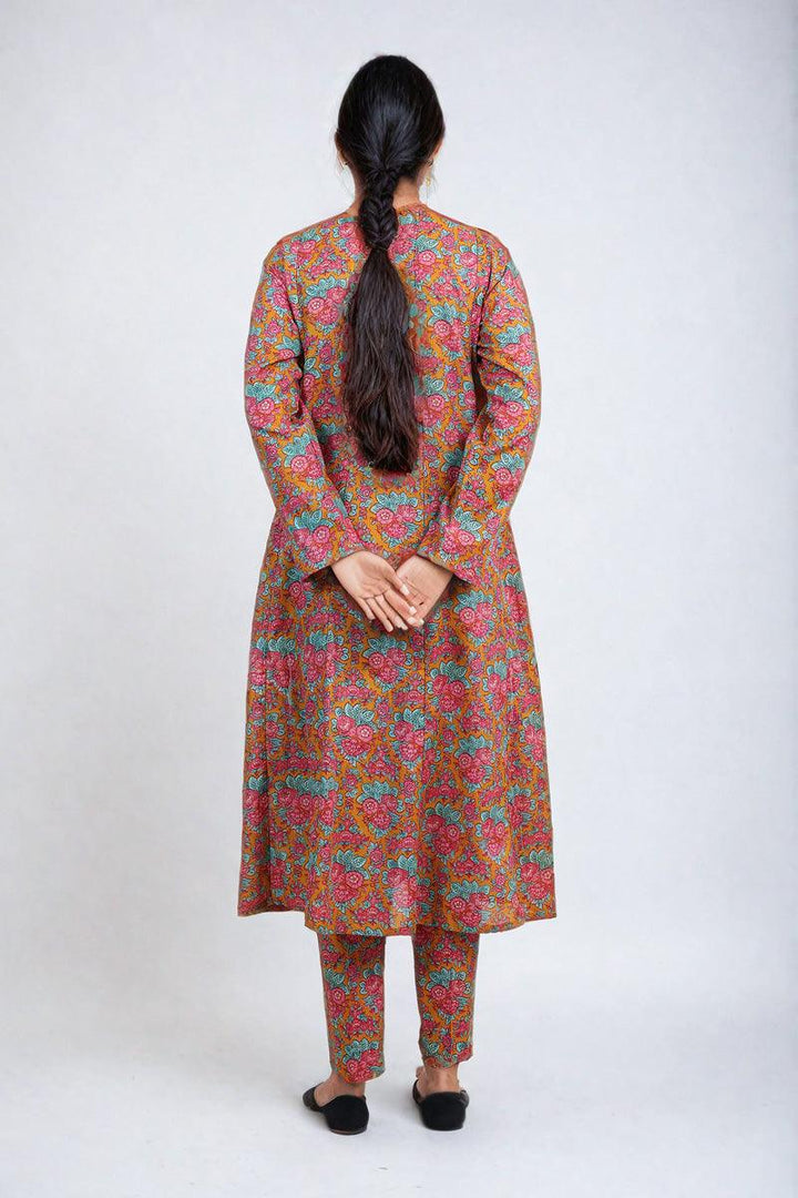Generartion - Rumaal Printed Set - 2 Piece - Sea Green - Lawn