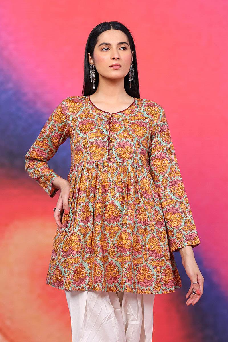 Generation - Rumal Peplum - Sea Green - Lawn - 1 Piece