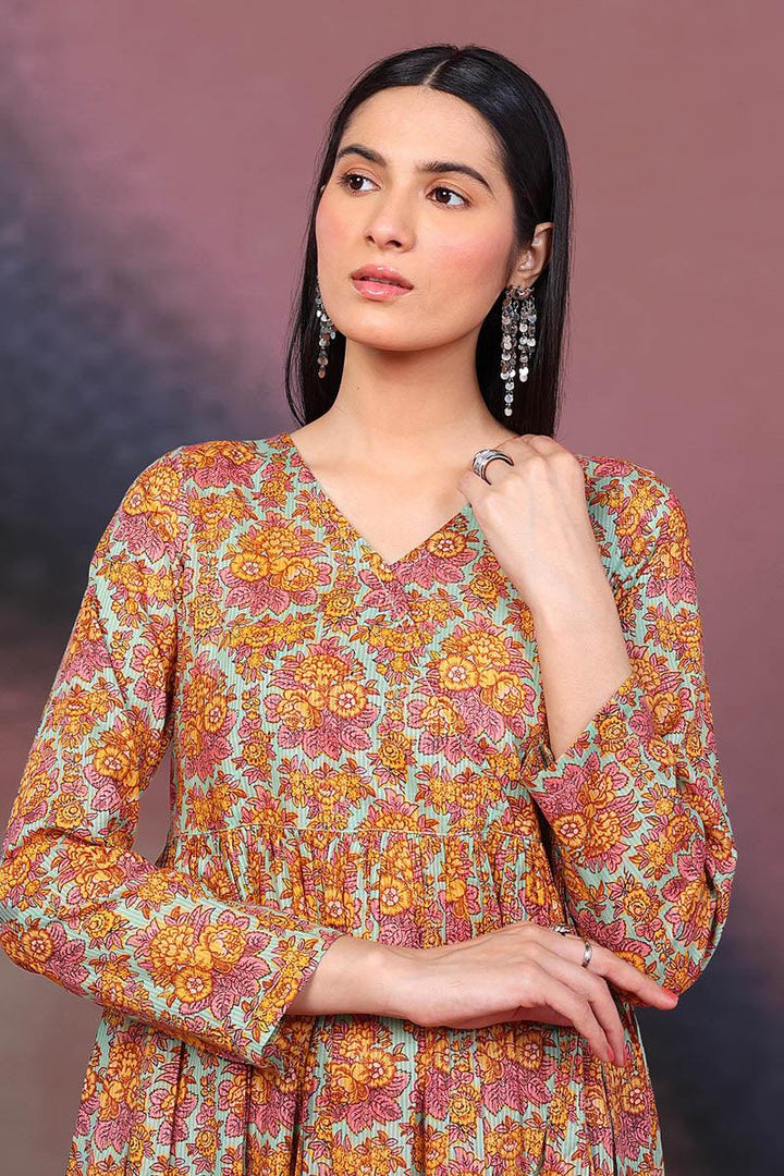 Generation - Rumaal Dress - Sea Green - Lawn - 1 Piece
