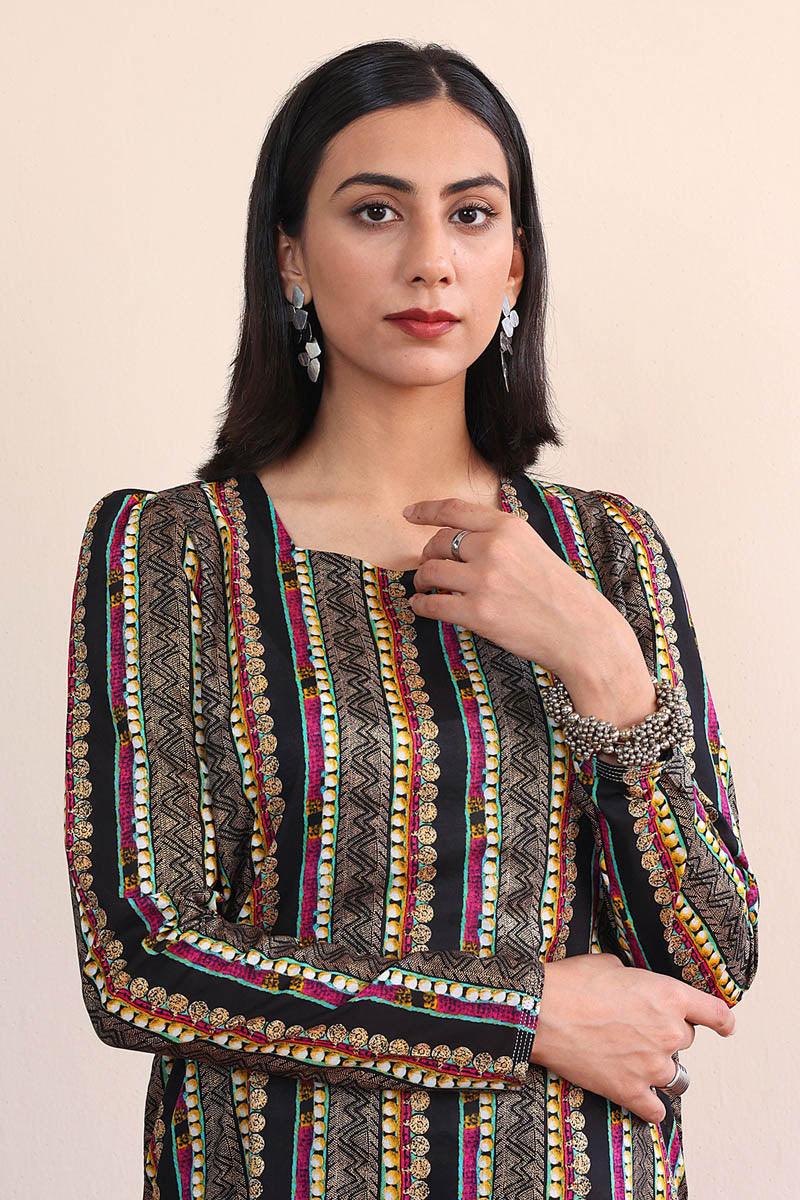 Generation - 2- Piece Zarnigar - Black - Lawn