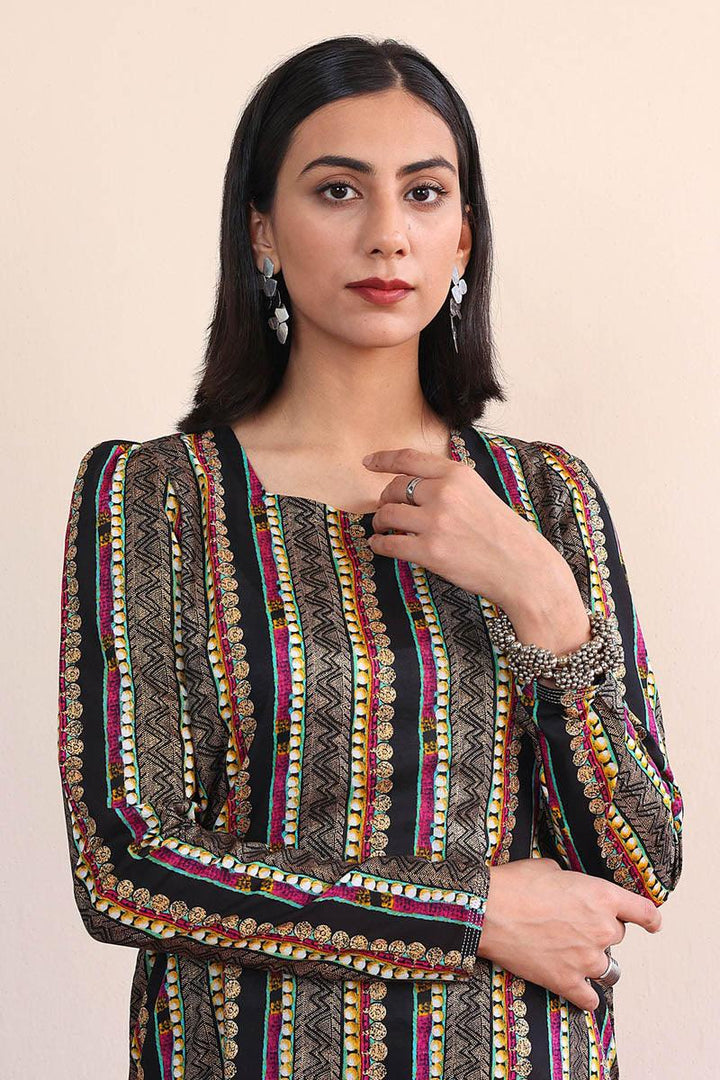 Generation - 2- Piece Zarnigar - Black - Lawn