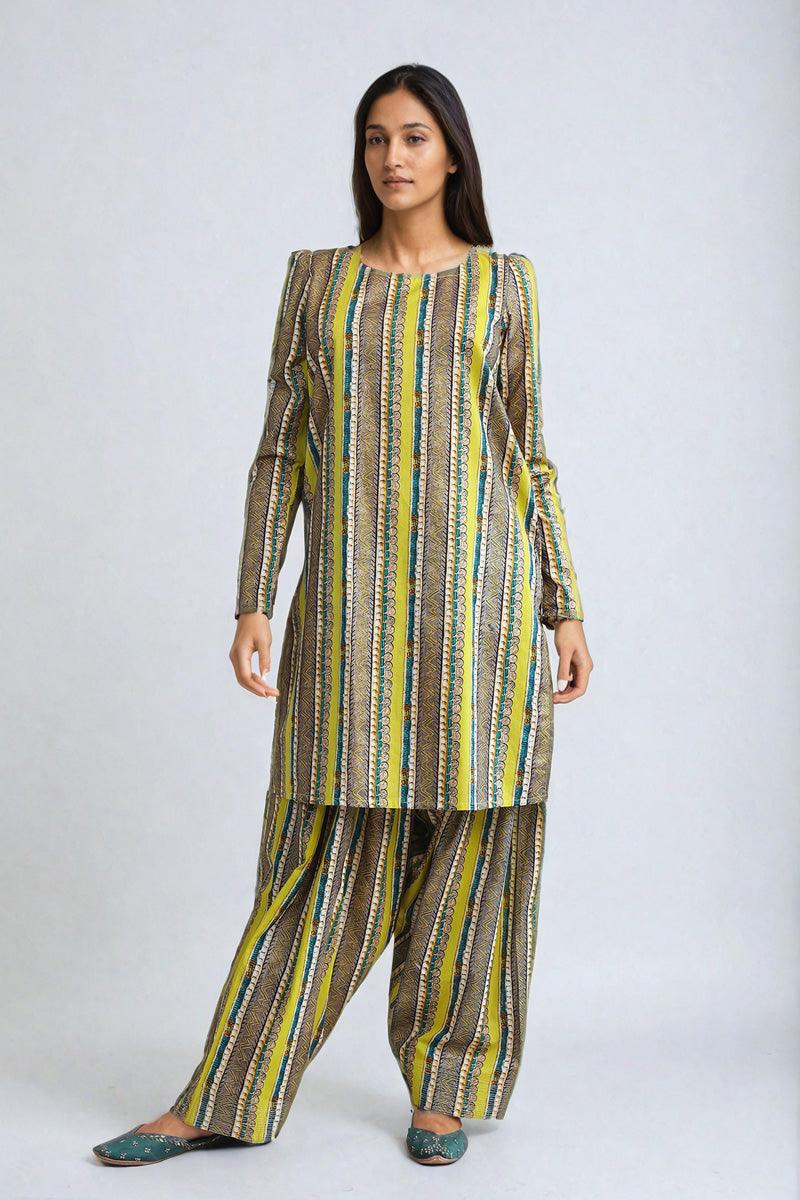 Generation - 2- Piece Zarnigar - Yellow - Lawn
