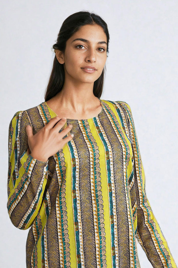 Generation - 2- Piece Zarnigar - Yellow - Lawn