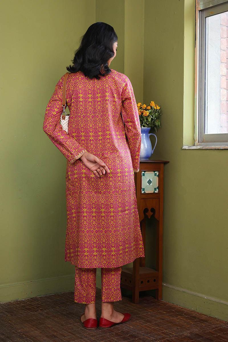 Generation - Jamdani 2-Piece Suit - Yellow - Lawn