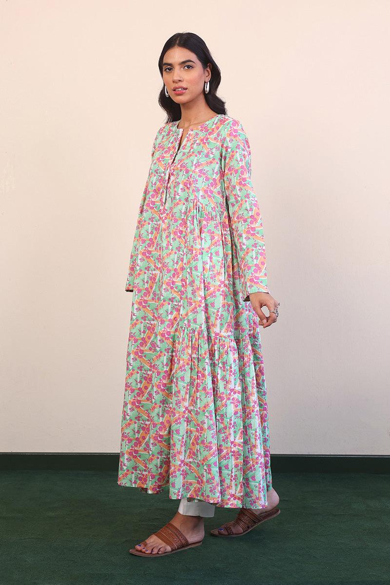 Generation - Floret Dress - Blue - Lawn - 1 Piece