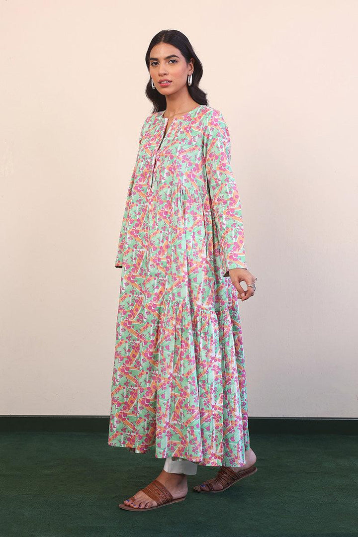 Generation - Floret Dress - Blue - Lawn - 1 Piece