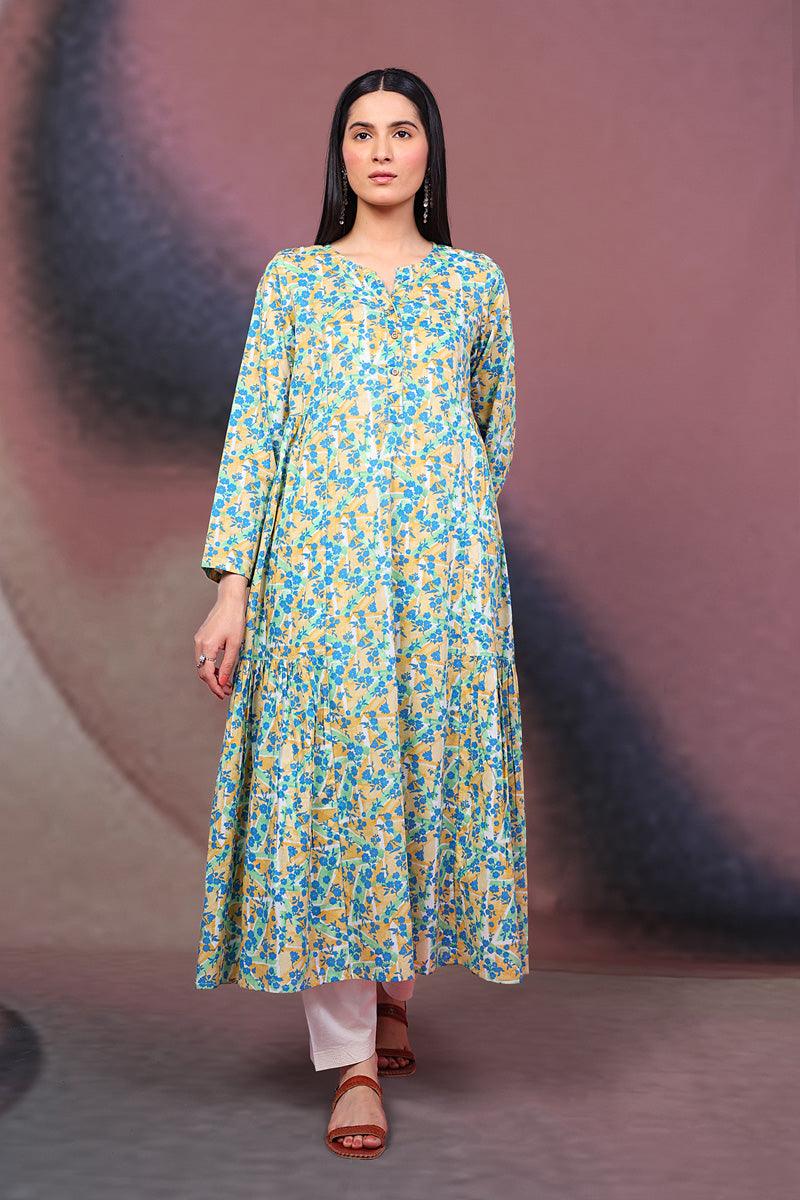 Generation - Floret Dress - Green - Lawn - 1 Piece