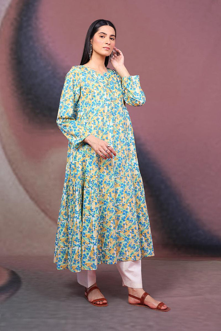 Generation - Floret Dress - Green - Lawn - 1 Piece