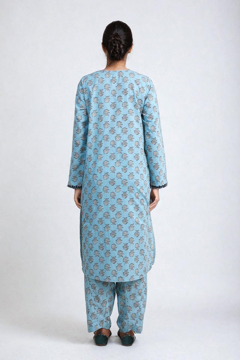 Generation - Sarasa 2-Piece Suit - Sky Blue - Lawn