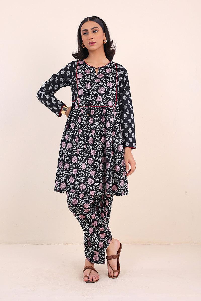 Generation - Sarasa Set - Black - Lawn - 2 Piece