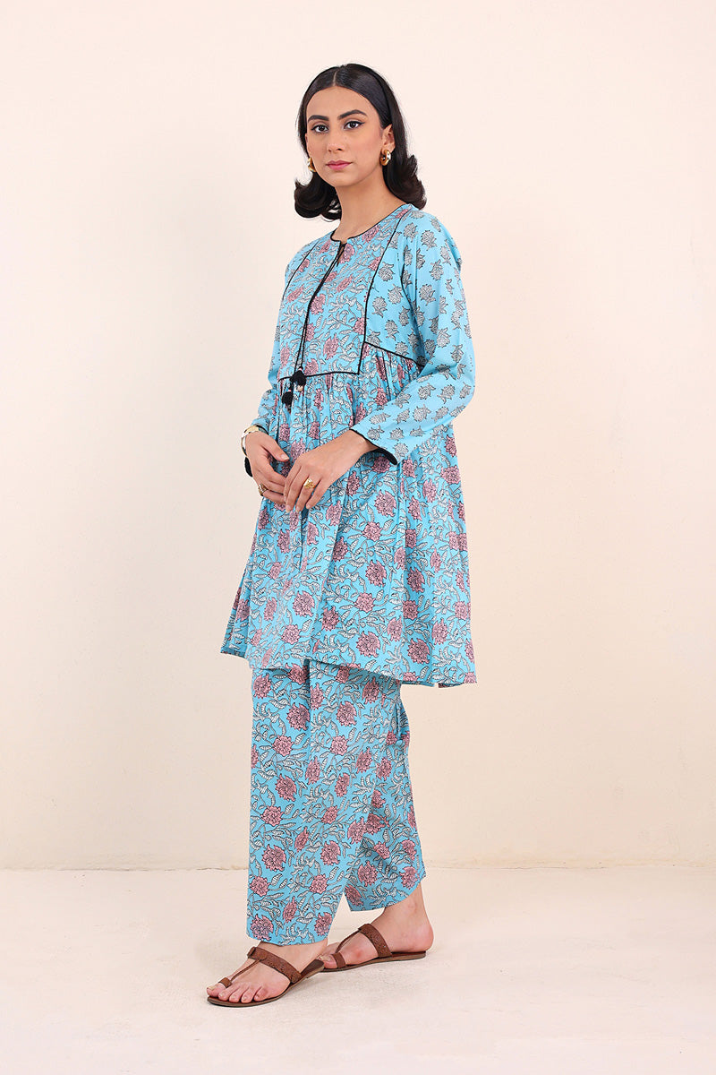Generation - Sarasa Set - Sky Blue - Lawn - 2 Piece