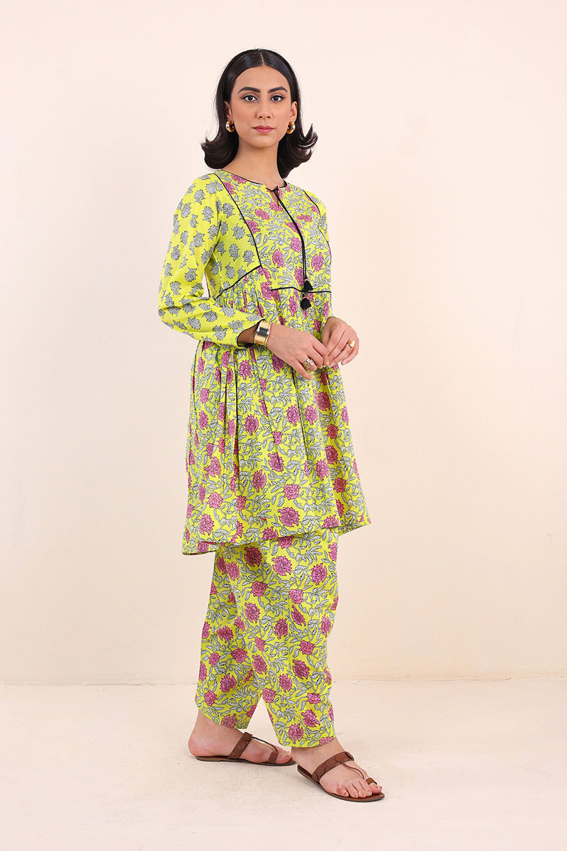 Generation - Sarasa Set - Yellow - Lawn - 2 Piece
