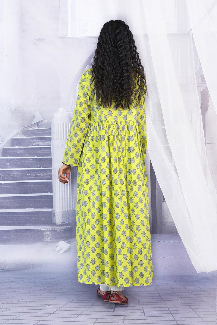 Generation - Sarasa Flared Dress - Yellow - Lawn - 1 Piece
