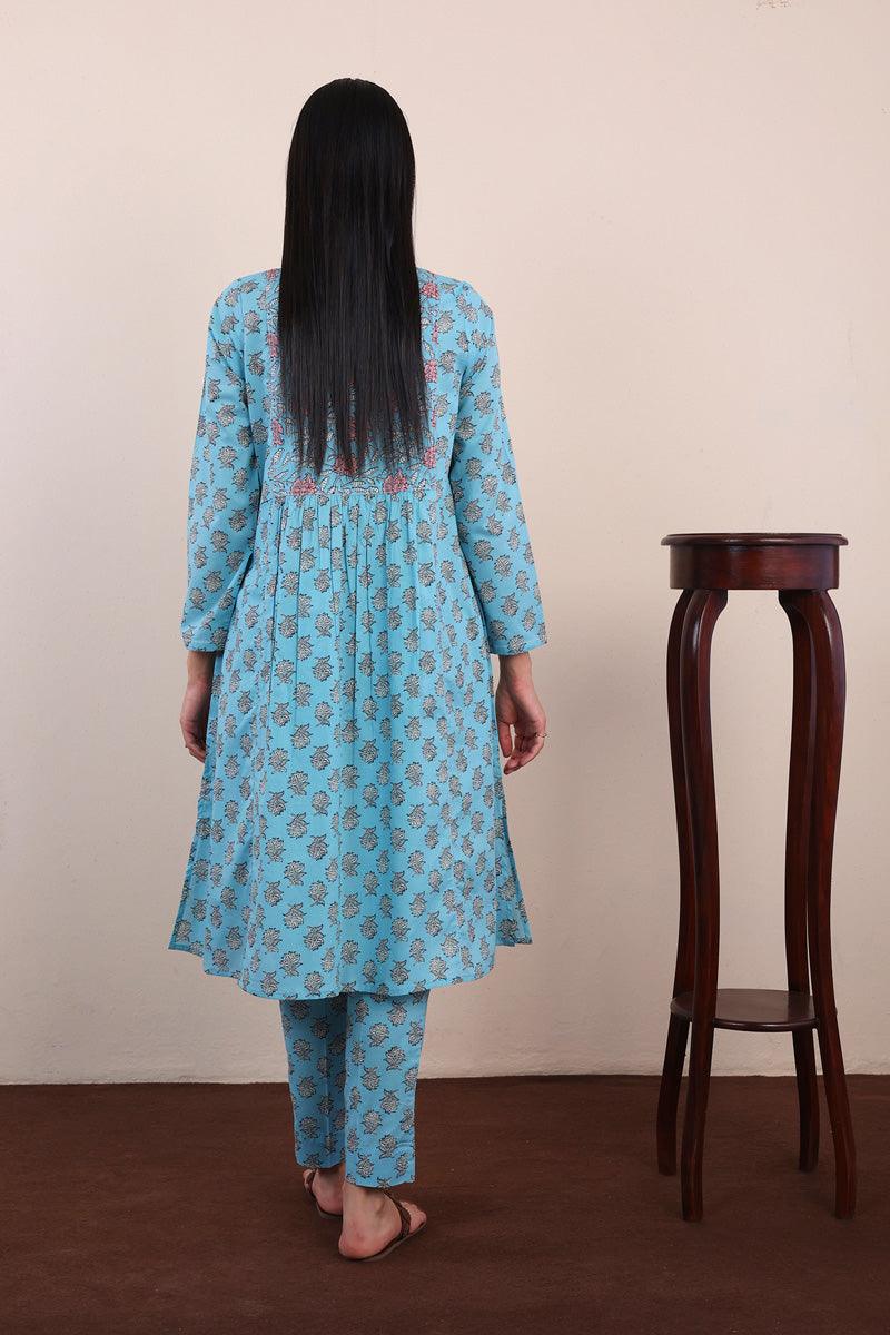 Generation - Sarasa Set - Sky Blue - Lawn - 2 Piece