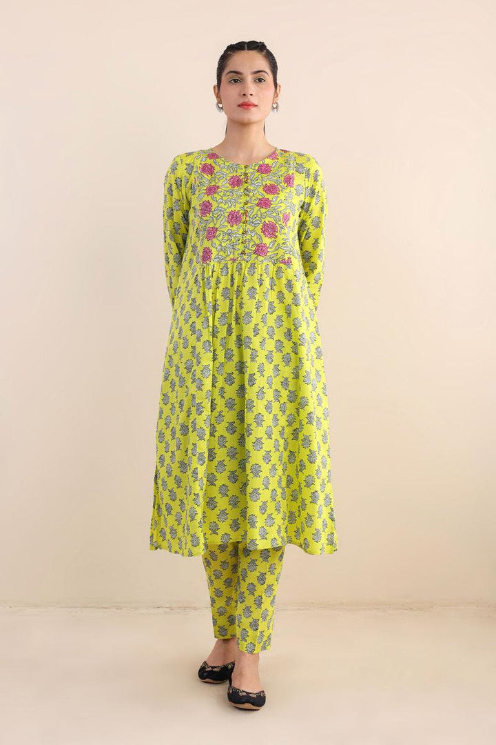Generartion - Sarasa Set - 2 Piece - Yellow - Lawn