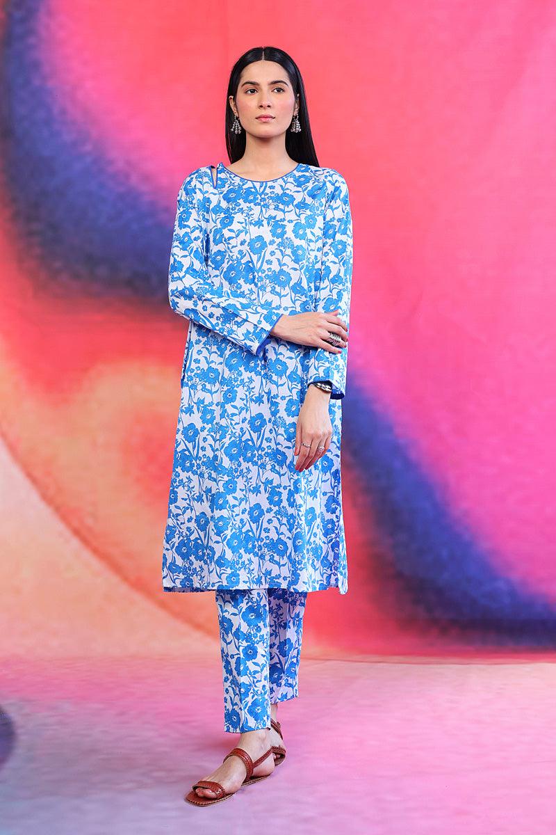 Generation - Floret Matching Set - Blue - Lawn - 2 Piece
