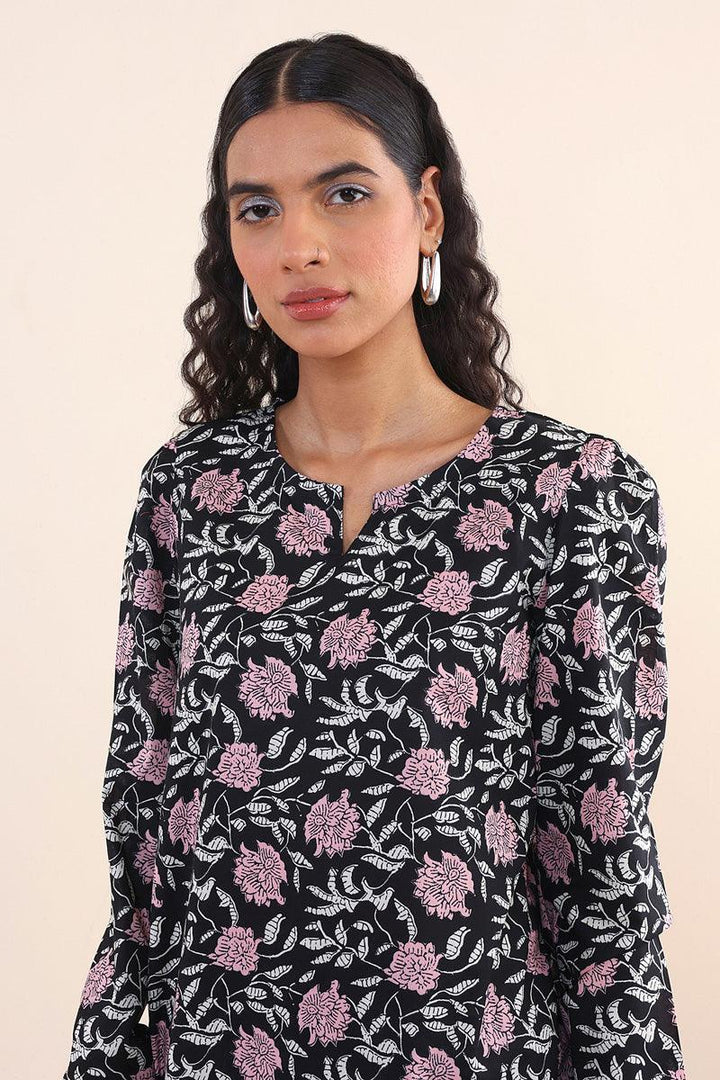 Generation - Sarasa Co-ord Set - Black - Lawn - 2 Piece