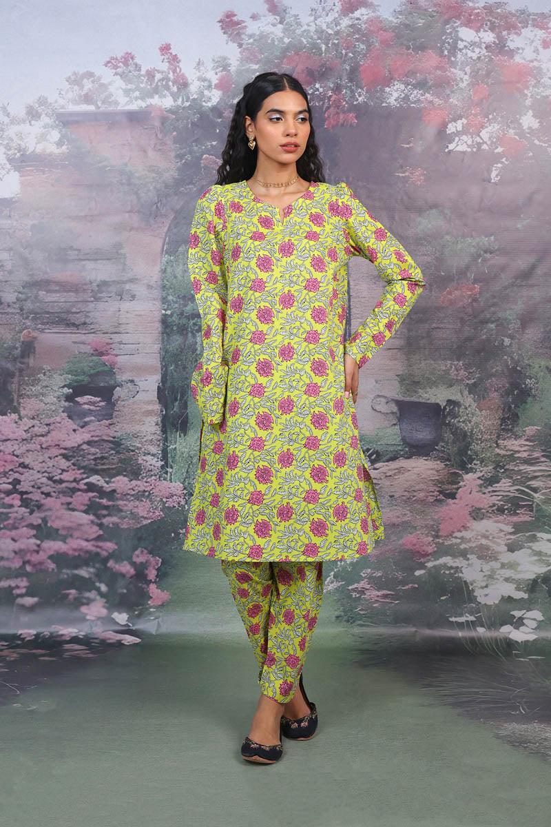 Generation - Sarasa Co-ord Set - Yellow - Lawn - 2 Piece