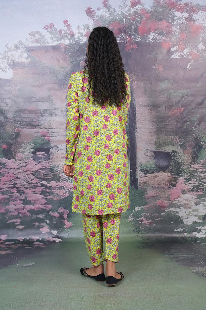 Generation - Sarasa Co-ord Set - Yellow - Lawn - 2 Piece