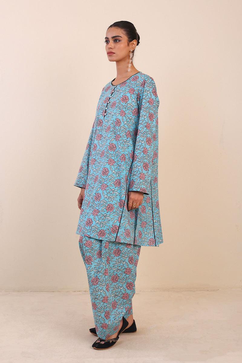 Generation - Sarasa 2-Piece Suit - Sky Blue - Lawn