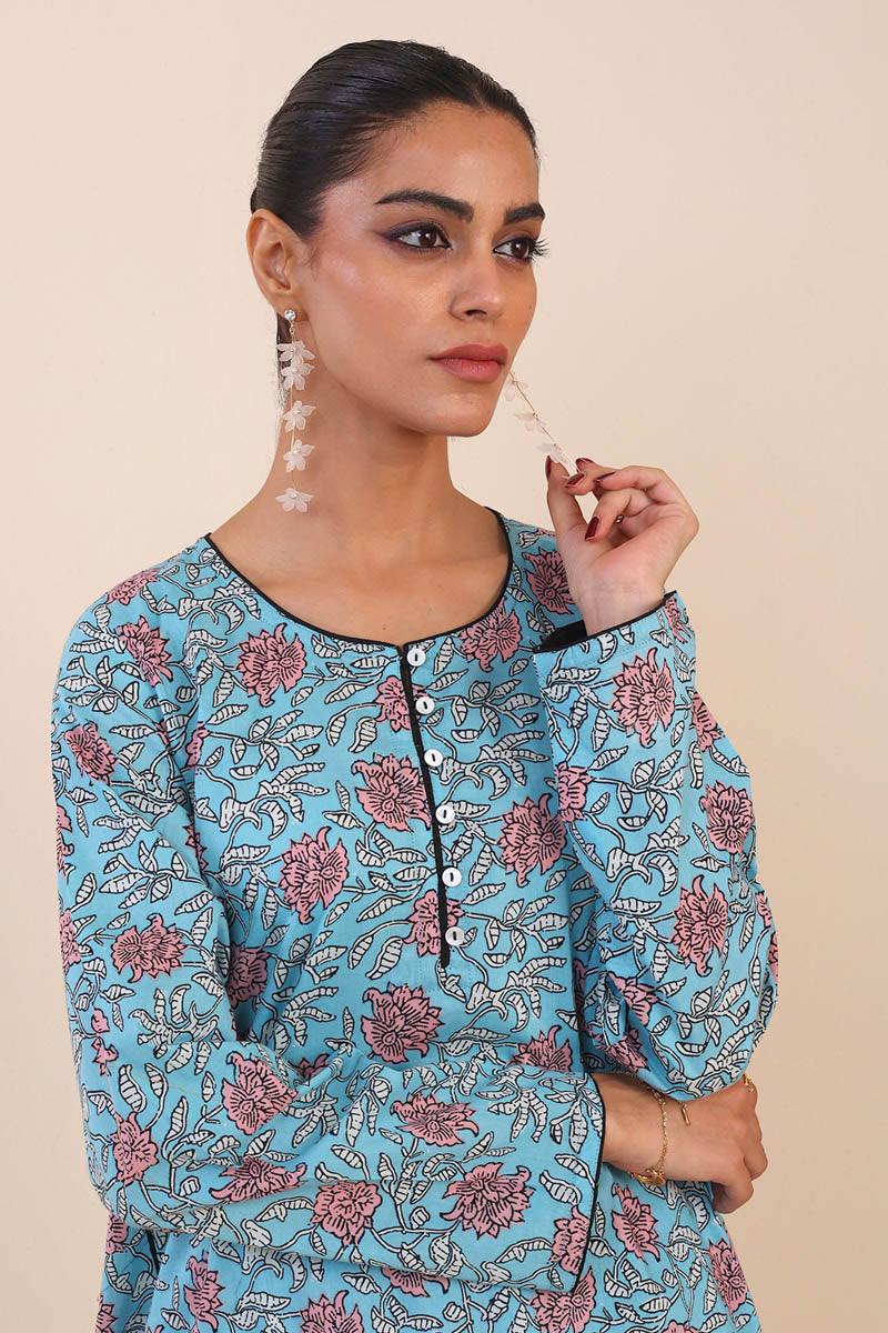Generation - Sarasa 2-Piece Suit - Sky Blue - Lawn