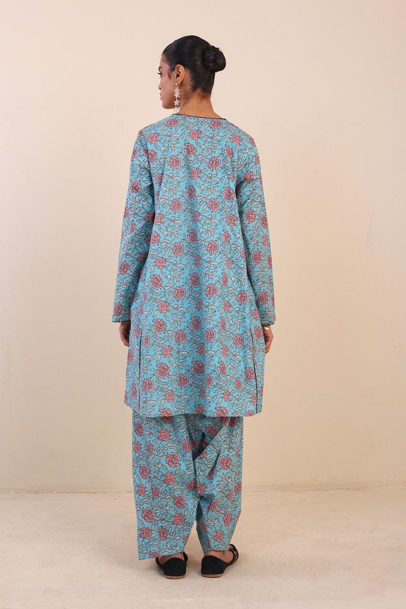 Generation - Sarasa 2-Piece Suit - Sky Blue - Lawn