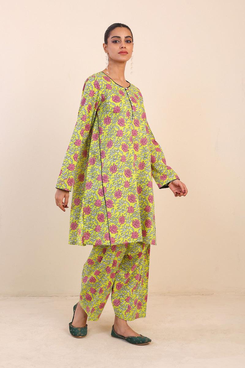 Generation - Sarasa 2-Piece Suit - Yellow - Lawn