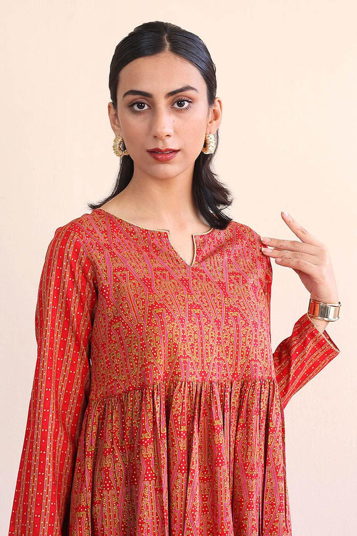 Generation - Sumba Dress - Red - Lawn - 1 Piece