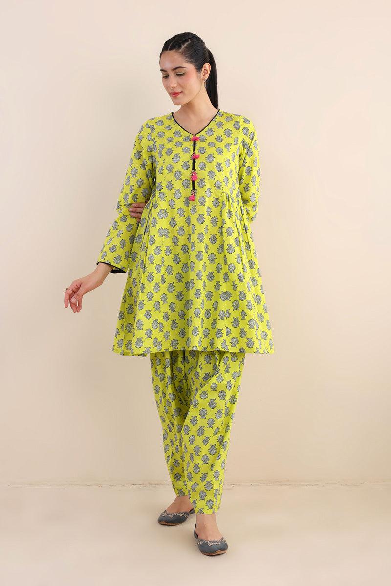 Generation - Sarasa 2- Piece Suit - Yellow - Lawn