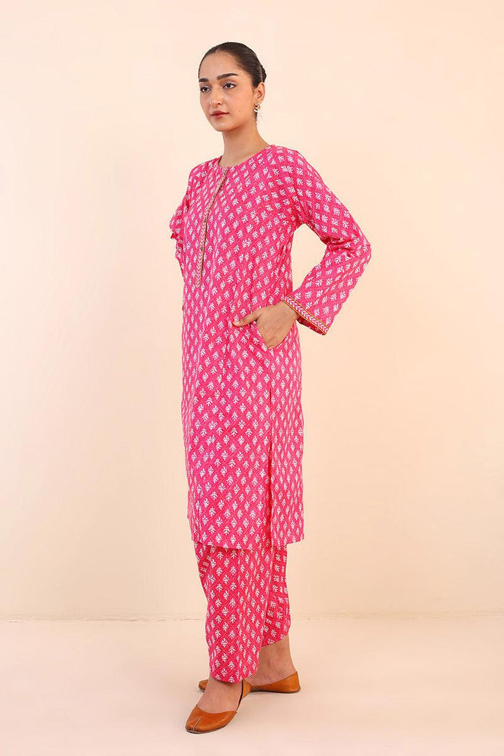 Generation - Barfi 2-Piece Suit - Lawn - Pink