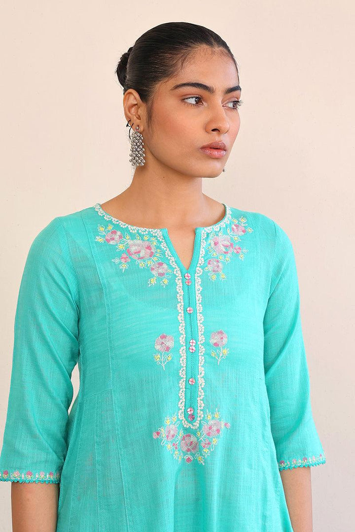 Generation - Sunehri Phool 2-Piece Suit - Green - Lawn