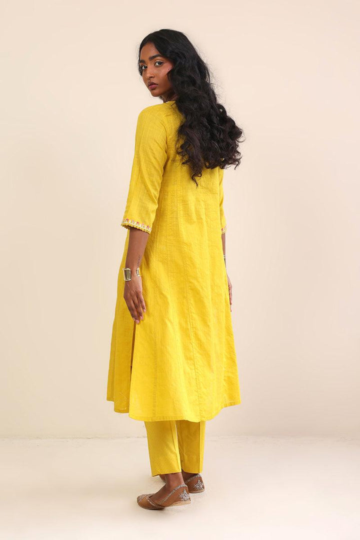 Generation - Sunehri Phool 2-Piece Suit - Yellow - Lawn