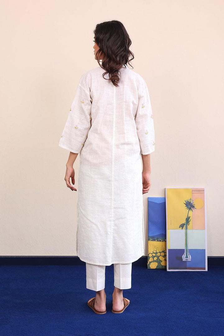 Generation - Sunehri Phool 2-Piece Suit - Off White - Lawn
