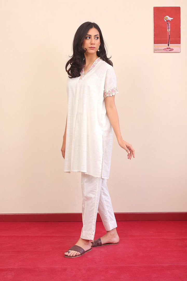 Generation - Sunehri Phool Set - Off White - Lawn - 2 Piece