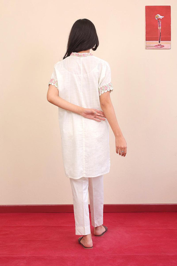 Generation - Sunehri Phool Set - Off White - Lawn - 2 Piece