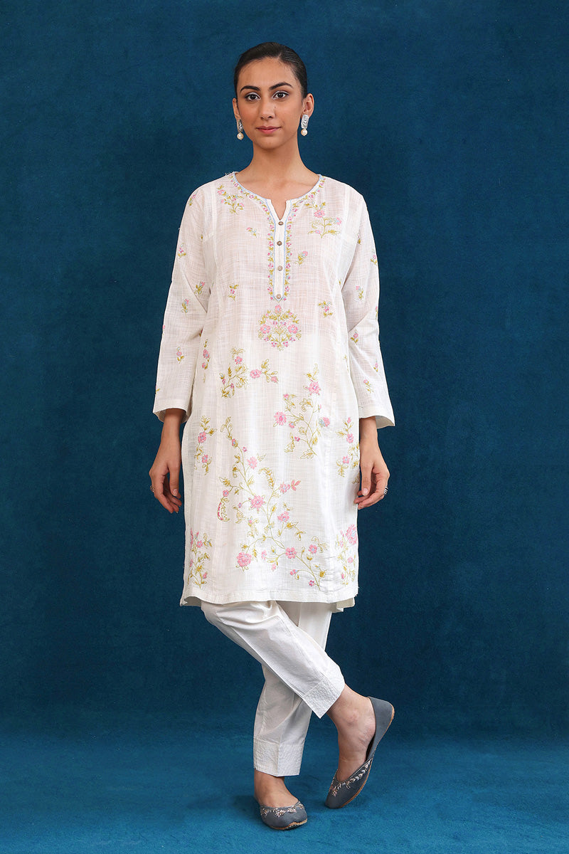Generation - Sunehri Phool 2- Piece - Off White - Lawn