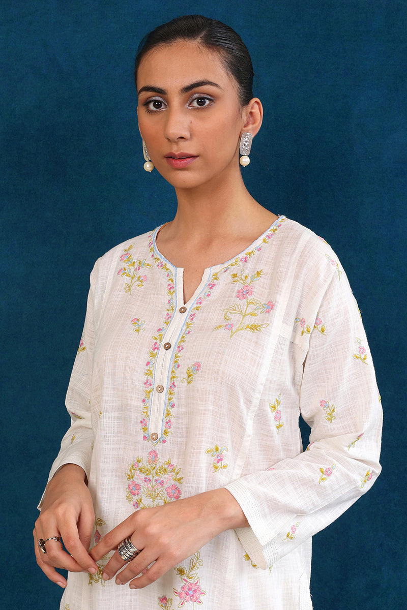 Generation - Sunehri Phool 2- Piece - Off White - Lawn